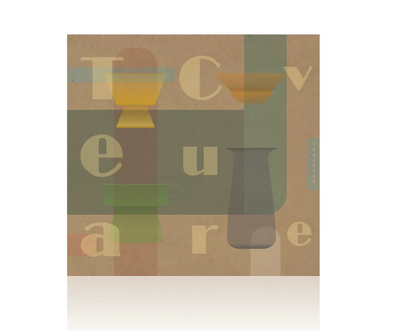 Tea Curve 解构主义海报